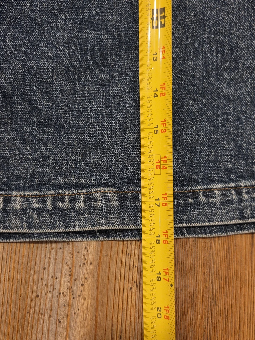 Lane Bryant Dark Indigo Denim Mini Skirt